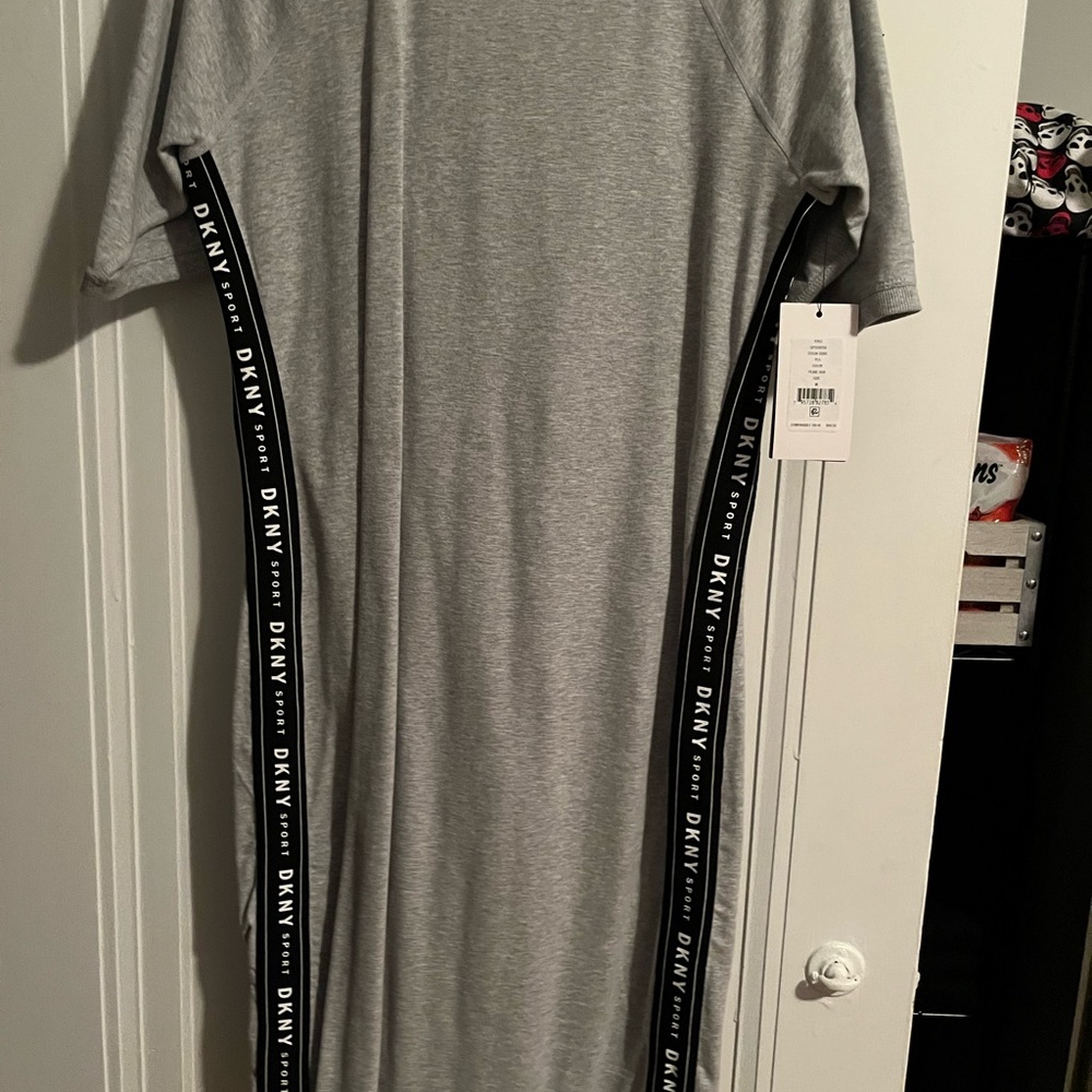 DKNY Sport Heather Gray Top